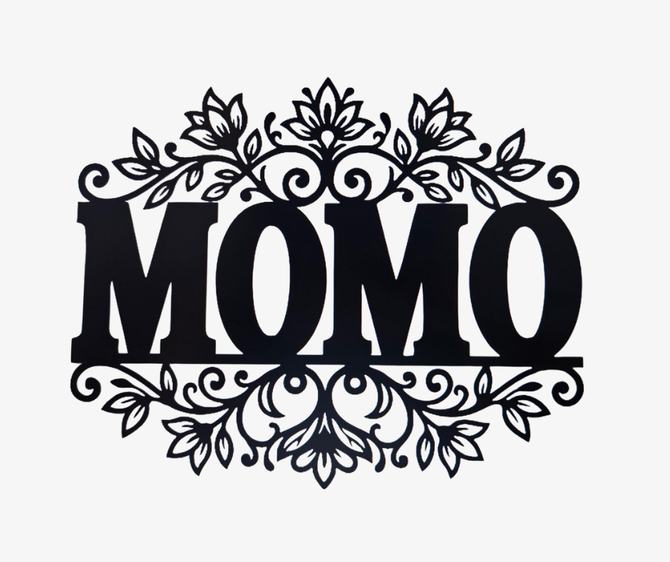 Floral Monogram Metal Wall Art – Mother’s Day Collection (18")