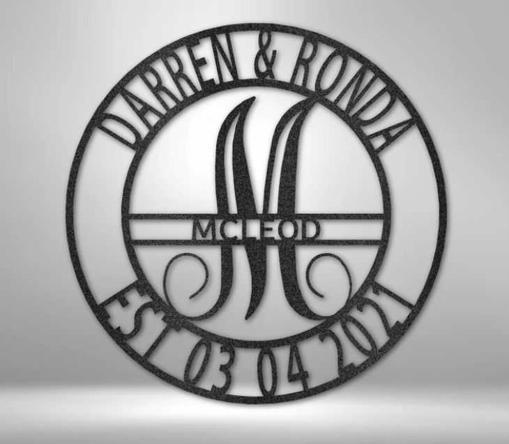 Elaborate Name - Steel Sign